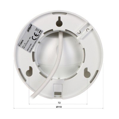 IP-відеокамера 2 Мп Dahua DH-IPC-HDW1230DT-SAW з Wi-Fi і вбудованим мікрофоном