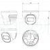 IP-відеокамера 8 Мп Provision-ISR DH-380IPSN-28-B (2.8 мм) для системи відеонагляду
