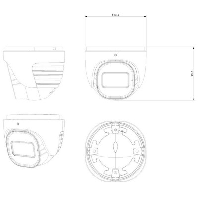 IP-відеокамера 4 Мп Provision-ISR DH-340IPSN-MVF (2.8-12 мм) з відеоаналітикою для системи відеонагляду IP-відеокамера 4 Мп Provision-ISR DH-340IPSN-MVF (2.8-12 мм) з відеоаналітикою для системи відеонагляду