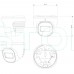 IP-відеокамера 4 Мп Provision-ISR DH-340IPSN-28 (2.8 мм) з відеоаналітикою для системи відеонагляду
