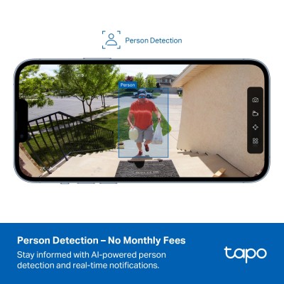 Комплект розумної бездротової камери TP-LINK TAPO C400 KIT 2Мп Full HD та сонячної панелі Комплект розумної бездротової камери TP-LINK TAPO C400 KIT 2Мп Full HD та сонячної панелі