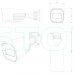 IP-відеокамера 4 Мп Provision-ISR I4-340IPEN-36-G (3.6 мм) з відеоаналітикою для системи відеонагляду