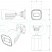 IP-відеокамера 2 Мп Provision-ISR BSH-320IPSN-28-G (2.8 мм) з вбудованим мікрофоном і відеоаналітикою для системи відеонагляду