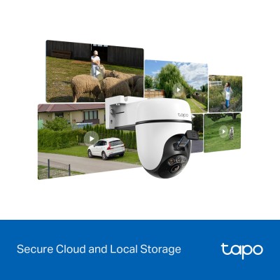 Комплект умной беспроводной камеры TP-LINK TAPO C630 KIT 3K и солнечной панели Комплект умной беспроводной камеры TP-LINK TAPO C630 KIT 3K и солнечной панели