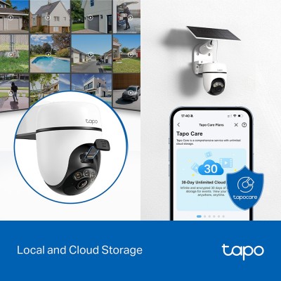 Комплект умной беспроводной камеры TP-LINK TAPO C610 KIT 2K QHD и солнечной панели