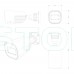 IP-відеокамера 4 Мп Provision-ISR I4-340IPEN-36-V4 (3.6 мм) з вбудованим мікрофоном і відеоаналітикою для системи відеонагляду