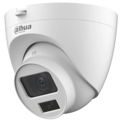 HDCVI відеокамера 5 Мп Dahua DH-HAC-HDW1500CLQP-IL-A (2.8 мм) з подвійним підсвічуванням для системи відеонагляду