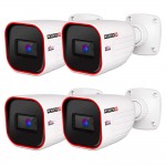 Комплект на 4 IP-камери 2 Мп Provision-ISR I2-320IPSN-28-V4 (2.8 мм) з відеоаналітикою