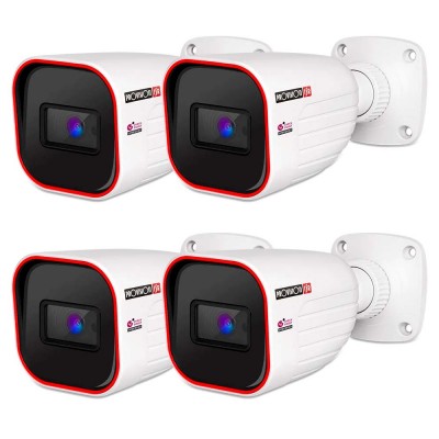 Комплект на 4 IP-камери 2 Мп Provision-ISR I2-320IPSN-28-V4 (2.8 мм) з відеоаналітикою