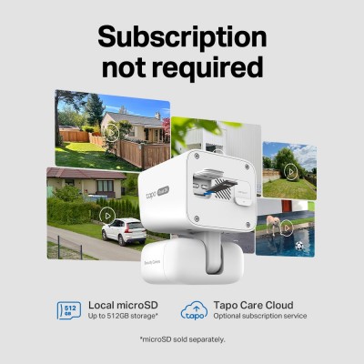 Комплект умной беспроводной камеры TP-LINK TAPO C645D KIT 2K QHD и солнечной панели