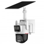IP Speed Dome відеокамера 3 Мп+3 Мп з Dahua DH-IPC-PTS2649C-3E3Z-4GB20 c 4G та сонячною панеллю