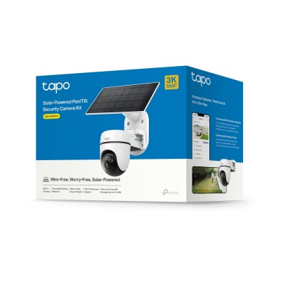 Комплект умной беспроводной камеры TP-LINK TAPO C630 KIT 3K и солнечной панели Комплект умной беспроводной камеры TP-LINK TAPO C630 KIT 3K и солнечной панели
