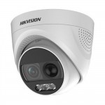 HD-TVI відеокамера 2 Мп Hikvision DS-2CE72DFT-PIRXOF (3.6 мм) ColorVu з PIR датчиком і сиреною для системи відеоспостереження