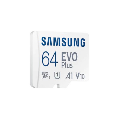 Карта пам'яті Samsung Evo MicroSDXC 64GB UHS-I U1 V10 A1 + SD адаптер (MB-MC64SA/EU)