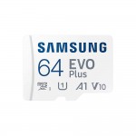 Карта пам'яті Samsung Evo MicroSDXC 64GB UHS-I U1 V10 A1 + SD адаптер (MB-MC64SA/EU)