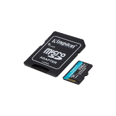 Карта пам'яті Kingston microSDXC 256GB Canvas Go! Plus G4 Class 10 UHS-I U3 V30 A2 + SD-адаптер (SDCG4/256GB) Карта пам'яті Kingston microSDXC 256GB Canvas Go! Plus G4 Class 10 UHS-I U3 V30 A2 + SD-адаптер (SDCG4/256GB)