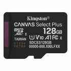 Карта памяти microSDXC Kingston 128Gb Canvas Select Plus Gen3 10 А1 UHS-I (SDCS3/128GBSP)