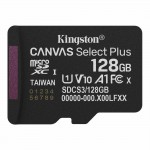Карта пам'яті microSDXC Kingston 128Gb Canvas Select Plus Gen3 class 10 А1 UHS-I (SDCS3/128GBSP)