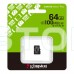 Карта пам'яті microSDXC Kingston 64Gb Canvas Select Plus Gen3 class 10 А1 UHS-I (SDCS3/64GBSP)