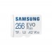 Карта пам'яті Samsung Evo Plus microSDXC 256GB UHS-I U3 V30 A2 + SD адаптер (MB-MC256SA/EU)