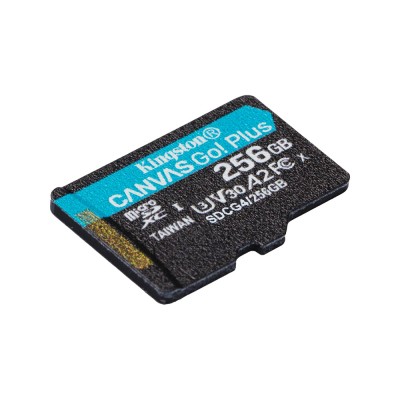 Карта пам'яті Kingston microSDXC 256GB Canvas Go! Plus G4 Class 10 UHS-I U3 V30 A2 (SDCG4/256GBSP) Карта пам'яті Kingston microSDXC 256GB Canvas Go! Plus G4 Class 10 UHS-I U3 V30 A2 (SDCG4/256GBSP)