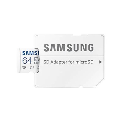 Карта пам'яті Samsung Evo MicroSDXC 64GB UHS-I U1 V10 A1 + SD адаптер (MB-MC64SA/EU)
