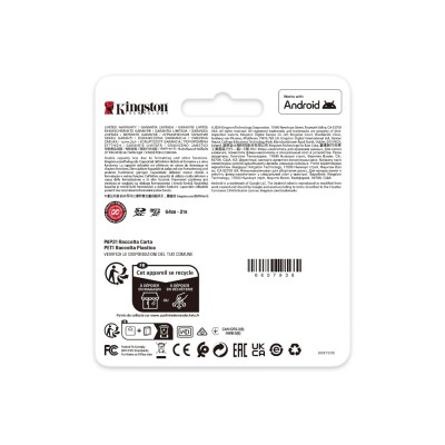 Карта пам'яті Kingston microSDXC 256GB Canvas Go! Plus G4 Class 10 UHS-I U3 V30 A2 (SDCG4/256GBSP) Карта пам'яті Kingston microSDXC 256GB Canvas Go! Plus G4 Class 10 UHS-I U3 V30 A2 (SDCG4/256GBSP)