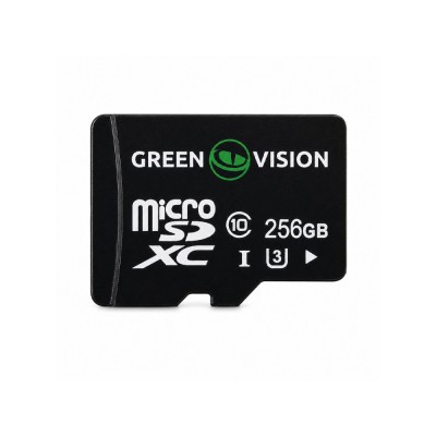 Карта пам'яті GreenVision microSDXC 256GB Class10 (без адаптера)