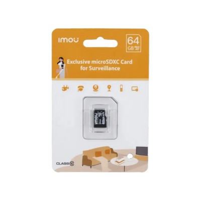 Карта пам'яті MicroSD Imou ST2-64-S1 64Гб Карта пам'яті MicroSD Imou ST2-64-S1 64Гб