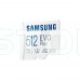 Карта пам'яті Samsung Evo MicroSDXC 512GB UHS-I U3 V30 A2 + адаптер SD (MB-MC512SA/EU)