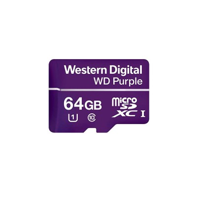 Карта пам'яті MICRO SDXC 64GB UHS-I/Western Digital PURPL/WDD064G1P0A WDC