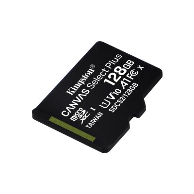 Карта пам'яті Kingston microSDXC 128GB Canvas Select Plus Class 10 UHS-I U1 V10 A1 (SDCS2/128GBSP)