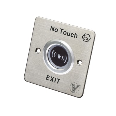 Кнопка виходу безконтактна Yli Electronic ISK-841C(LED)-EX вибухозахищена для системи контролю доступу