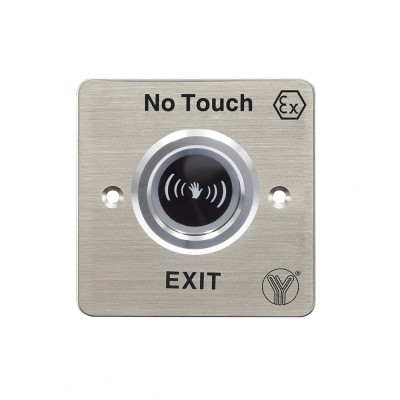 Кнопка виходу безконтактна Yli Electronic ISK-841C(LED)-EX вибухозахищена для системи контролю доступу