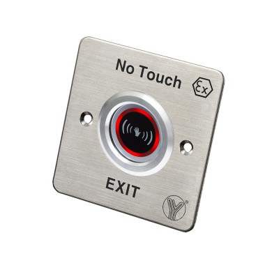 Кнопка виходу безконтактна Yli Electronic ISK-841C(LED)-EX вибухозахищена для системи контролю доступу