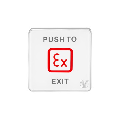 Кнопка выхода сенсорная Yli Electronic TSK-830NB(LED)-EX взрывозащищена с LED-индикацией.