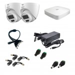 Комплект видеонаблюдения Dahua на 2 видеокамеры 2Мп внутренний аналоговый с записью звука Комплект видеонаблюдения Dahua на 2 видеокамеры 2Мп внутренний аналоговый с записью звука