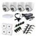 Комплект відеоспостереження Dahua на 4 відеокамери 5Мп внутрішній аналоговий