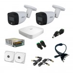 Комплект відеоспостереження Dahua на 2 вуличні відеокамери 2Мп аналоговий