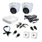 Комплект видеонаблюдения Dahua на 2 видеокамеры 5Мп внутренний аналоговый