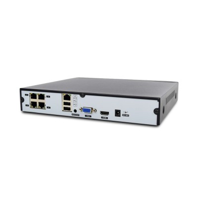 IP комплект відеоспостереження з 4 камерами ZKTeco KIT-8504NER-4P/4-BS855L11B