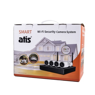 Комплект відеоспостереження ATIS WF 4 kit Комплект відеоспостереження ATIS WF 4 kit