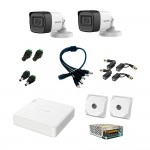 Комплект видеонаблюдения Hikvision на 2 уличные видеокамеры 2Мп аналоговый