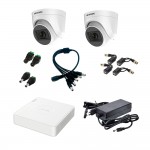 Комплект відеоспостереження Hikvision на 2 відеокамери 5Мп внутрішній аналоговий