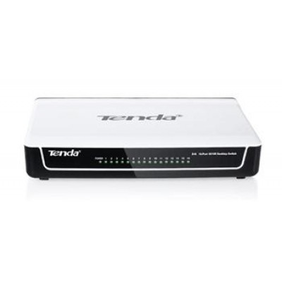 Комутатор TENDA S16 16xFE, Desktop, Некерований Комутатор TENDA S16 16xFE, Desktop, Некерований