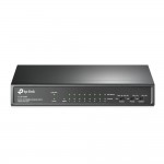 PoE-комутатор TP-Link TL-SF1009P 9-портів, 8 портів PoE+, 65W, некерований, 250 м