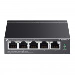 Комутатор TP-LINK TL-SG1005LP 5xGE/4xPoE+ 40W некерований 250м