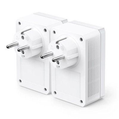 Комплект адаптерів TP-Link Powerline TL-PA7017P KIT із вбудованою розеткою Комплект адаптерів TP-Link Powerline TL-PA7017P KIT із вбудованою розеткою