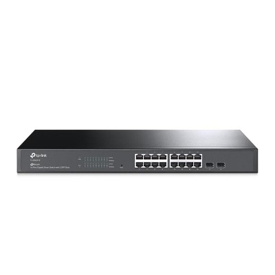 Коммутатор TP-LINK TL-SG2218 16x1GE 2xSFP L2 Smart Switch 19" 1U