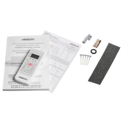 Кондиціонер ARDESTO ACM-09ERP-R32-WI-FI-AG-S інверторний